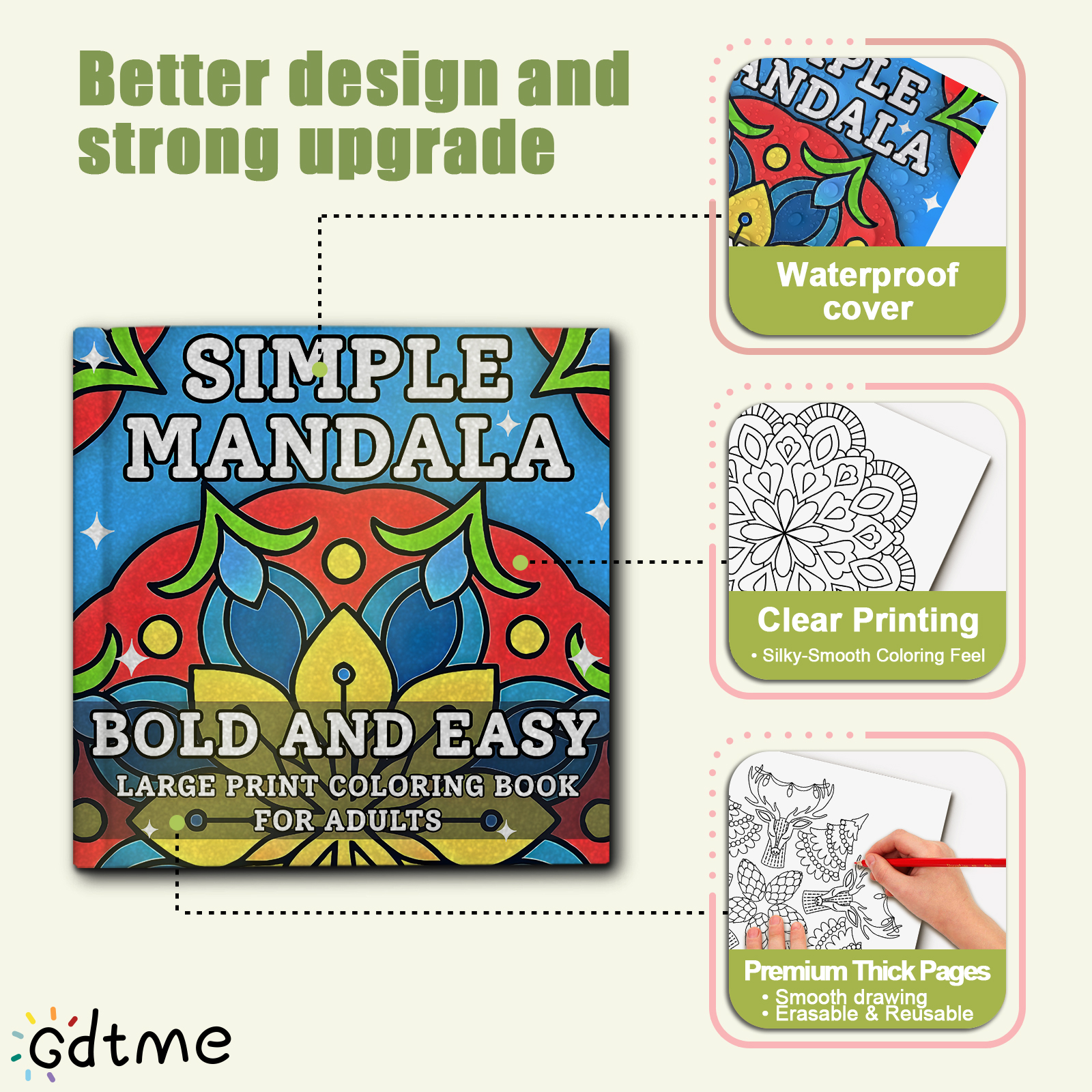 Simple Mandala Coloring Book f - Photography Of Book reseña y precio