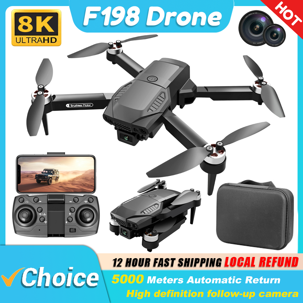 New F198 Drone Professional Du - Photography Angles reseña y precio