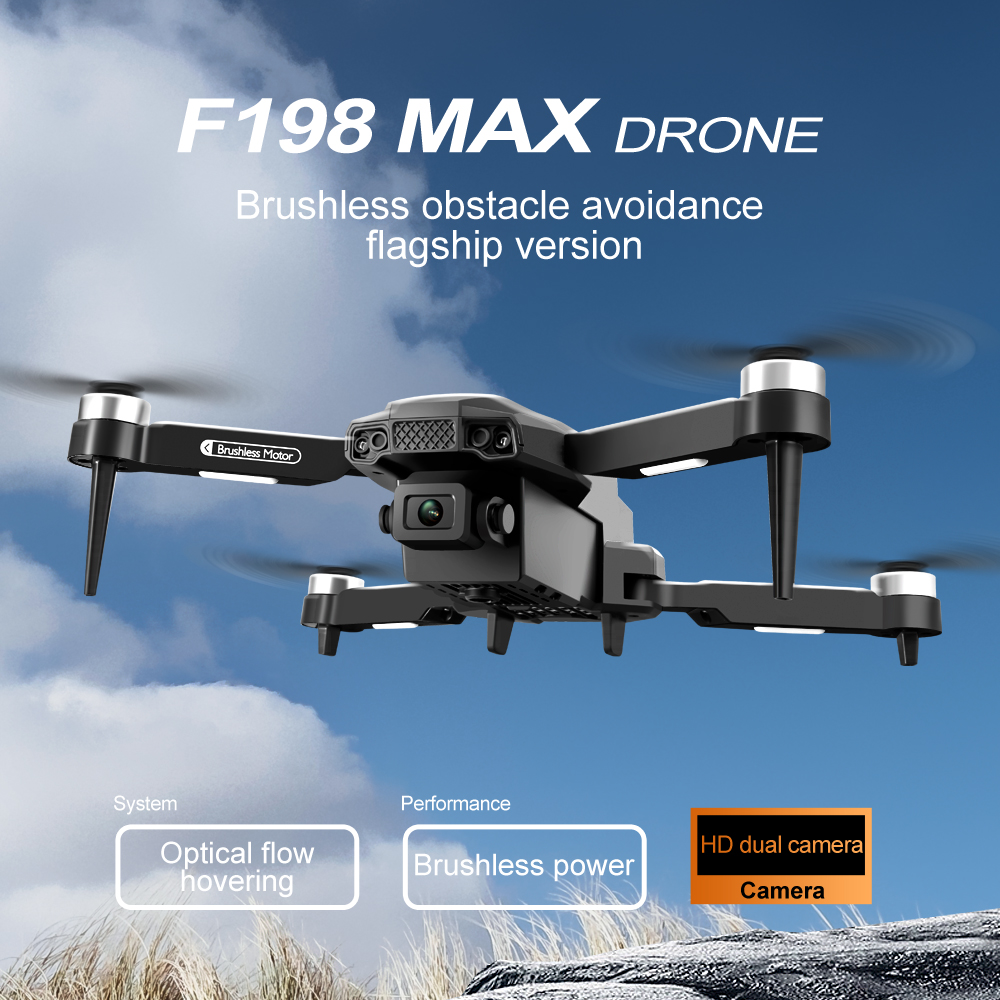 New F198 Drone Professional Du - Photography Angles reseña y precio