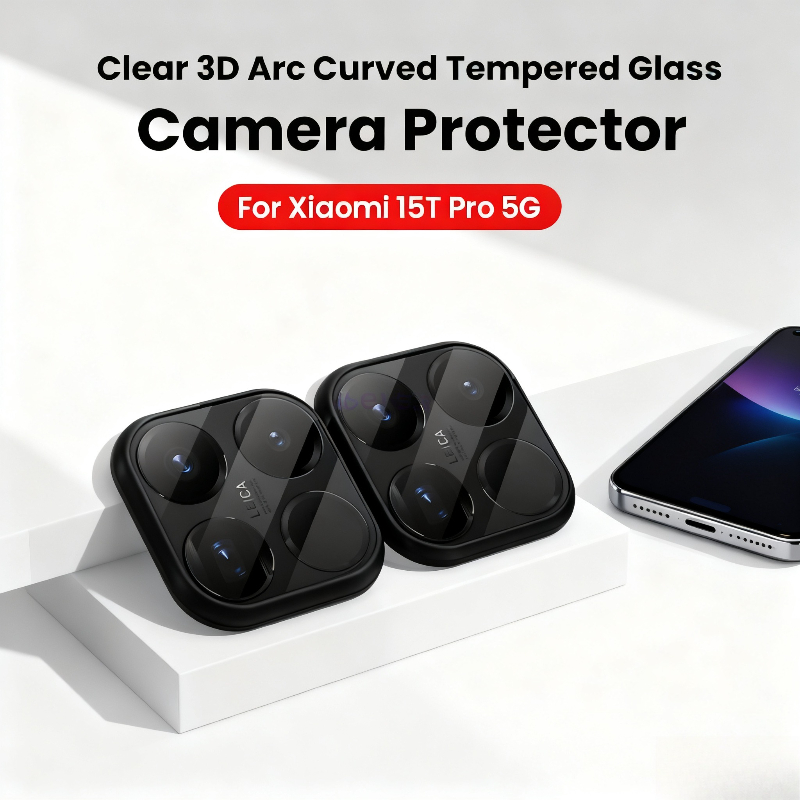 2Pcs 3D Clear Lens Case for Xi - Photography Xiaomi 15 reseña y precio
