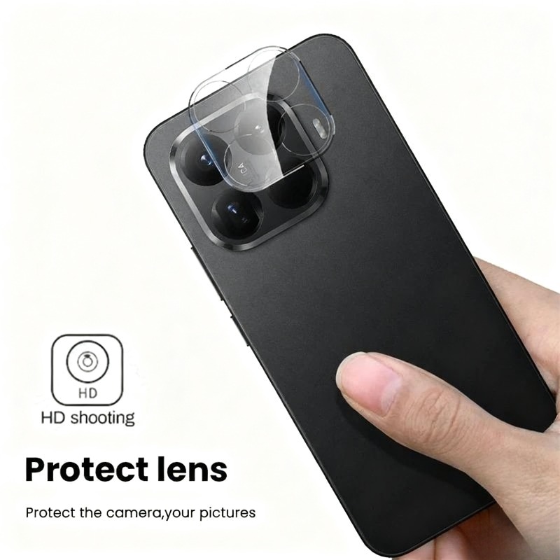2Pcs 3D Clear Lens Case for Xi - Photography Xiaomi 15 reseña y precio