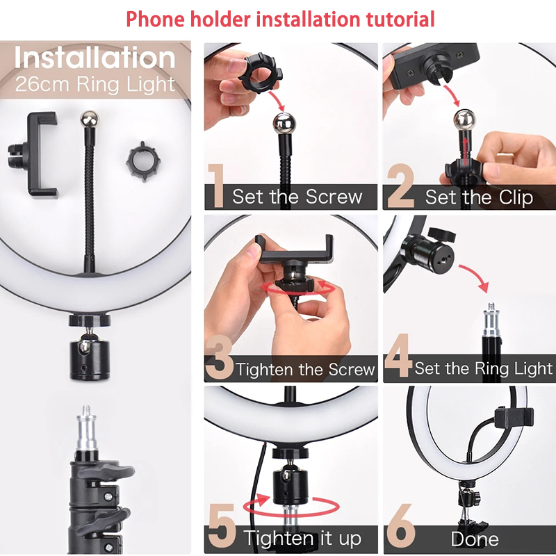 Video Light 16/26/33cm Selfie  - Photography Kit Pro reseña y precio