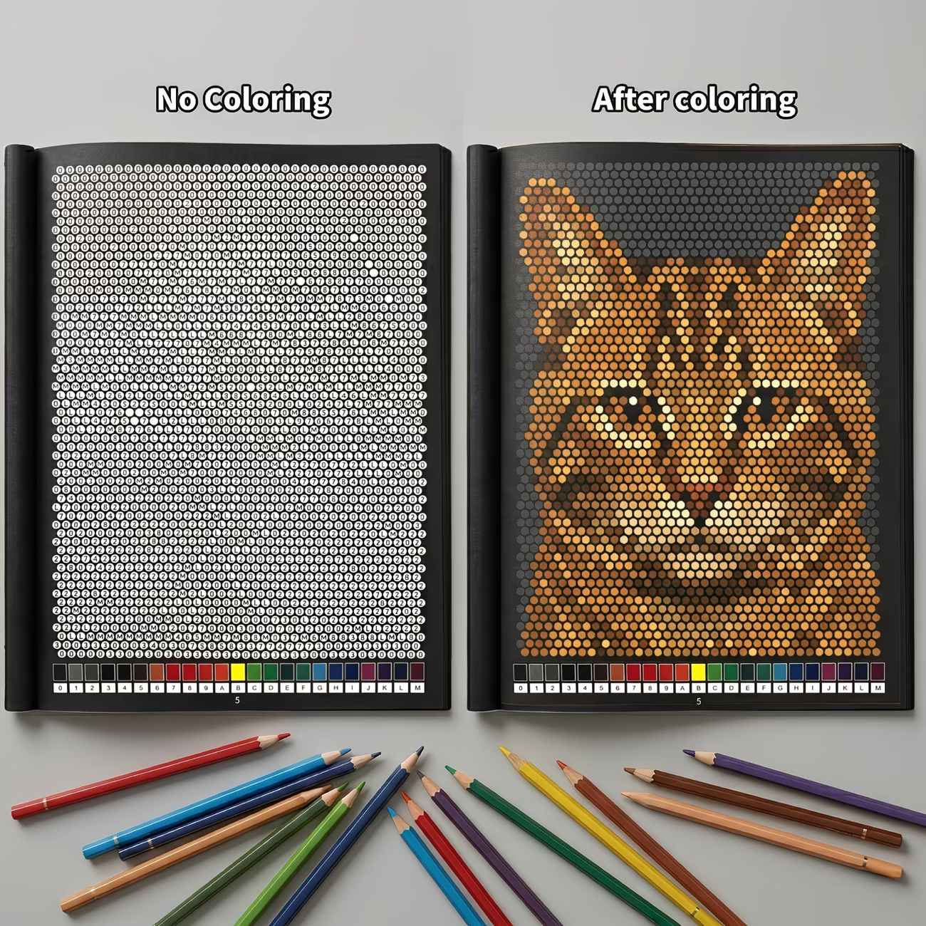 Mystery Mosaics Color by Numbe - Photography Of Book reseña y precio