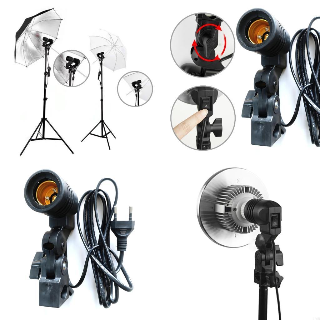  E27 Light Socket Mount with B - Photography Umbrella Lights reseña y precio