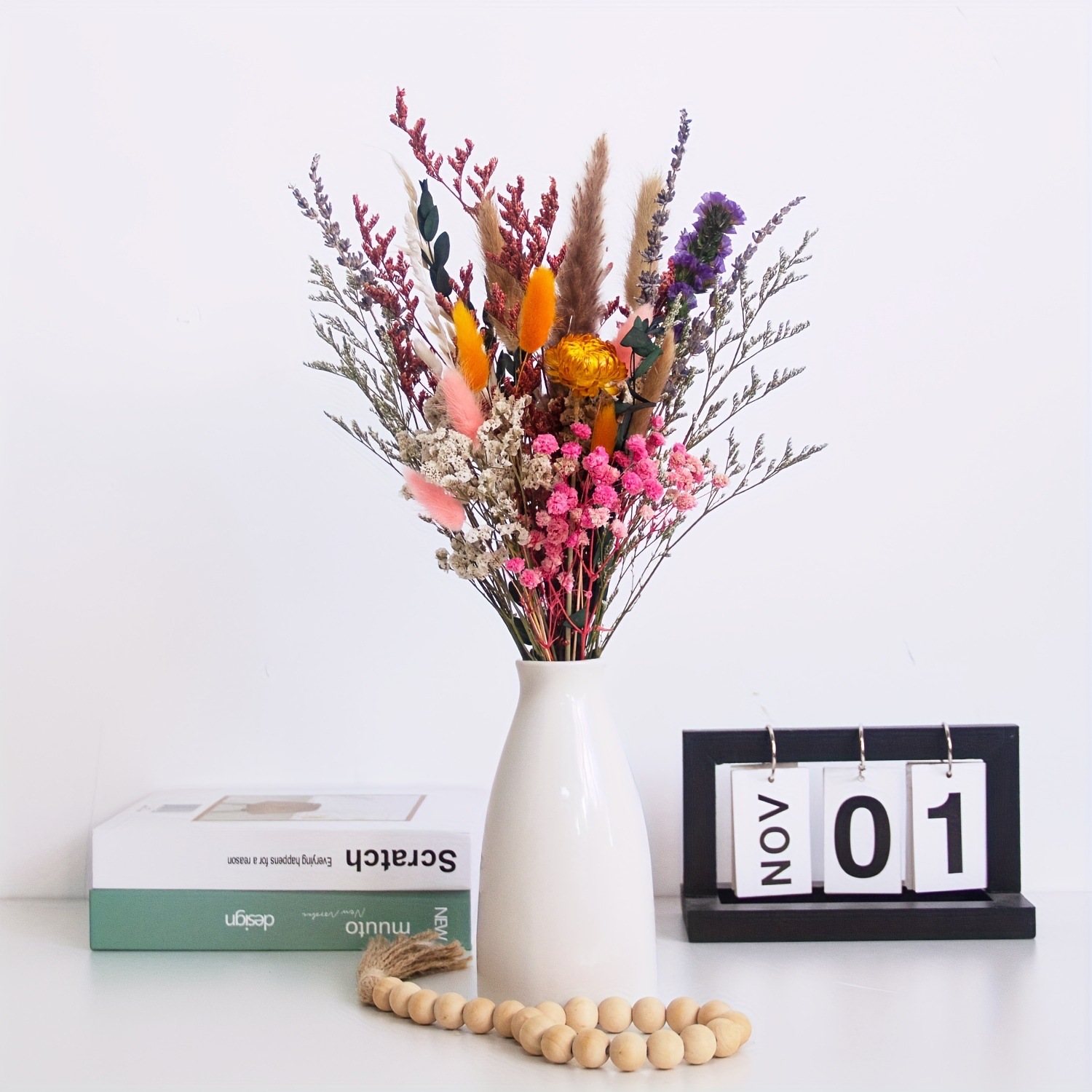 INS Style Dried Baby's Breath  - Photography Graduation reseña y precio