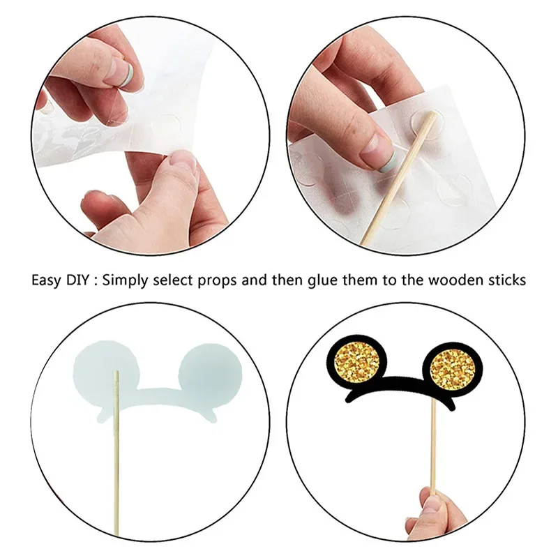 16 PCS Photography Props, Funn - Photography Game reseña y precio
