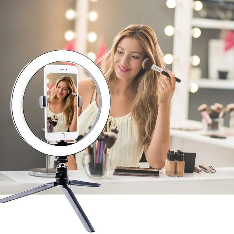 Dimmable26cm LED Ring Light Ki - Photography Kit Pro reseña y precio