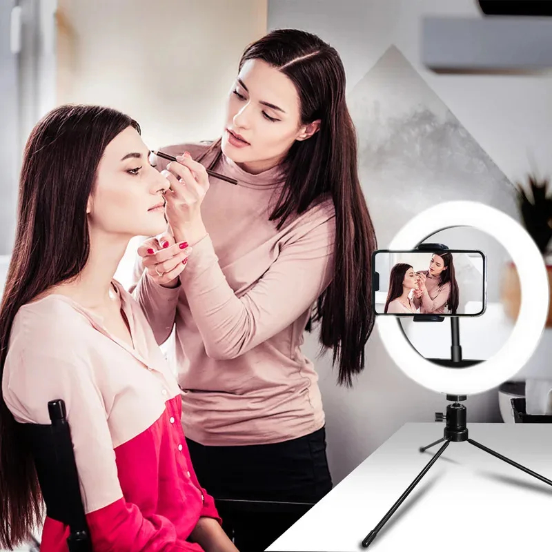 Dimmable26cm LED Ring Light Ki - Photography Kit Pro reseña y precio