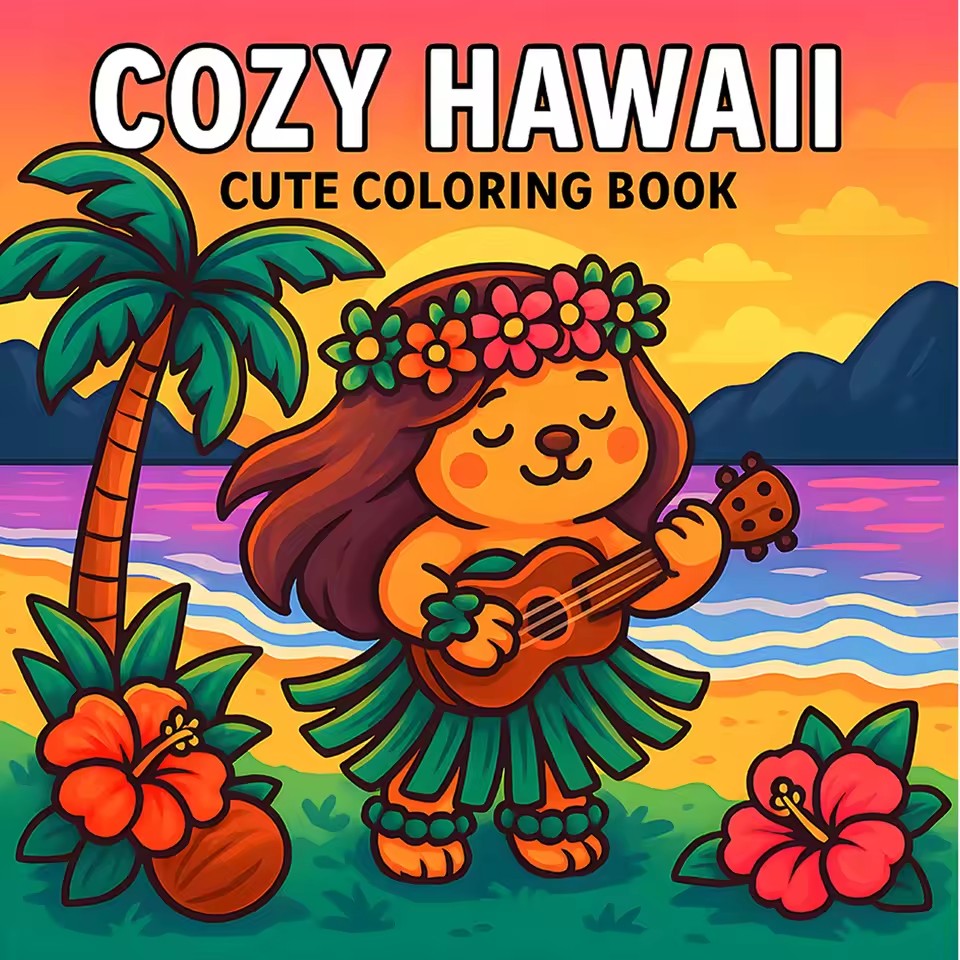 Cozy Nawaii Cute Adult Colorin - Photography Of Book reseña y precio