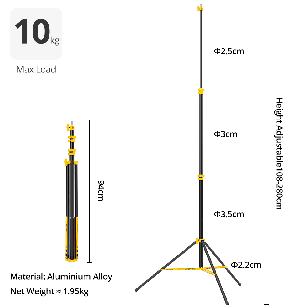 AMBITFUL GM280Y 280cm Professi - Photography Kit Pro reseña y precio
