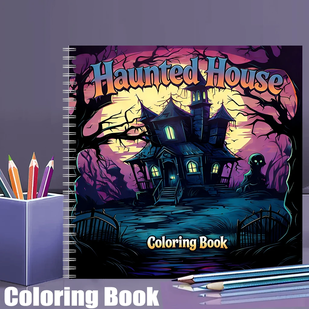 Haunted House Coloring Book fo - Photography Of Book reseña y precio
