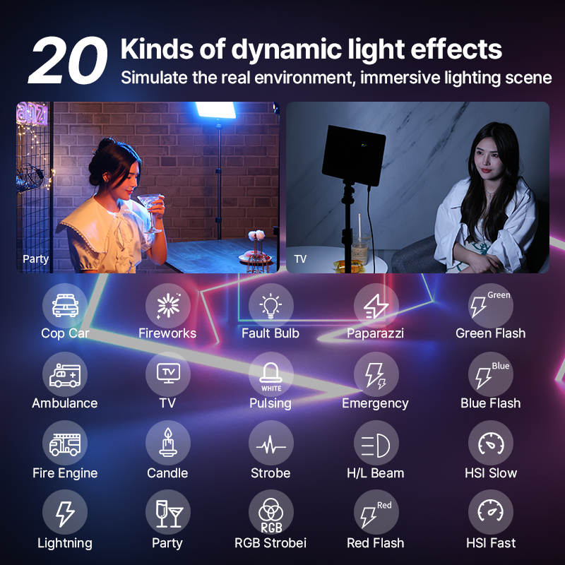 Ulanzi LT003 15W RGB Video Lig - Photography Umbrella Lights reseña y precio
