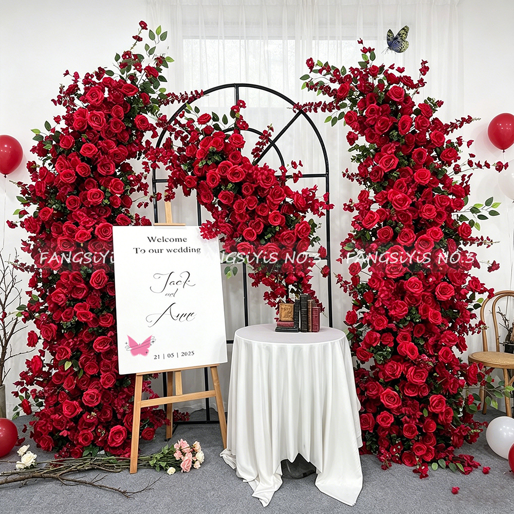 Artificial Pink Rose Arch with - Photography Graduation reseña y precio