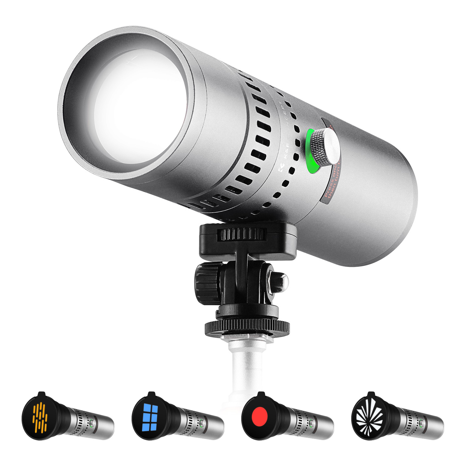 K&F CONCEPT SP25C RGB LED Vide - Photography Umbrella Lights reseña y precio