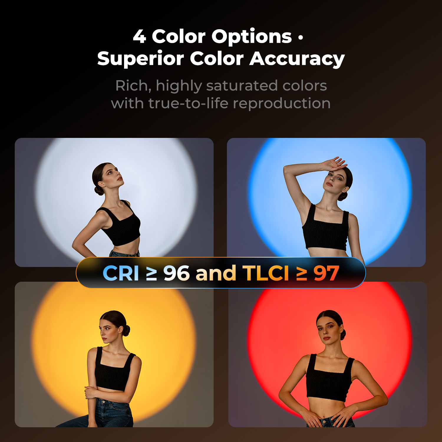 K&F CONCEPT SP25C RGB LED Vide - Photography Umbrella Lights reseña y precio