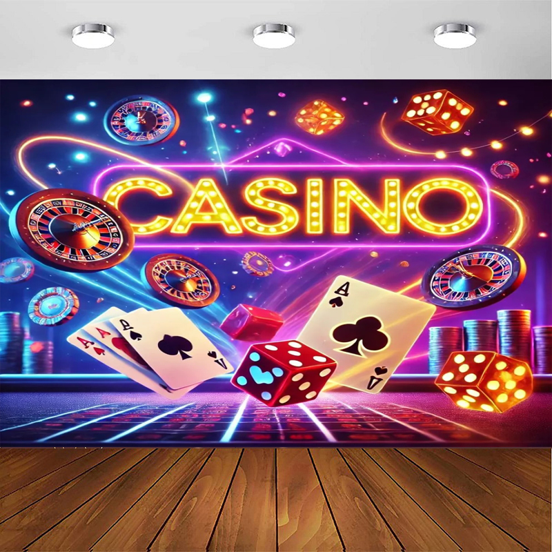 Casino Night Photography Backd - Photography Winner reseña y precio