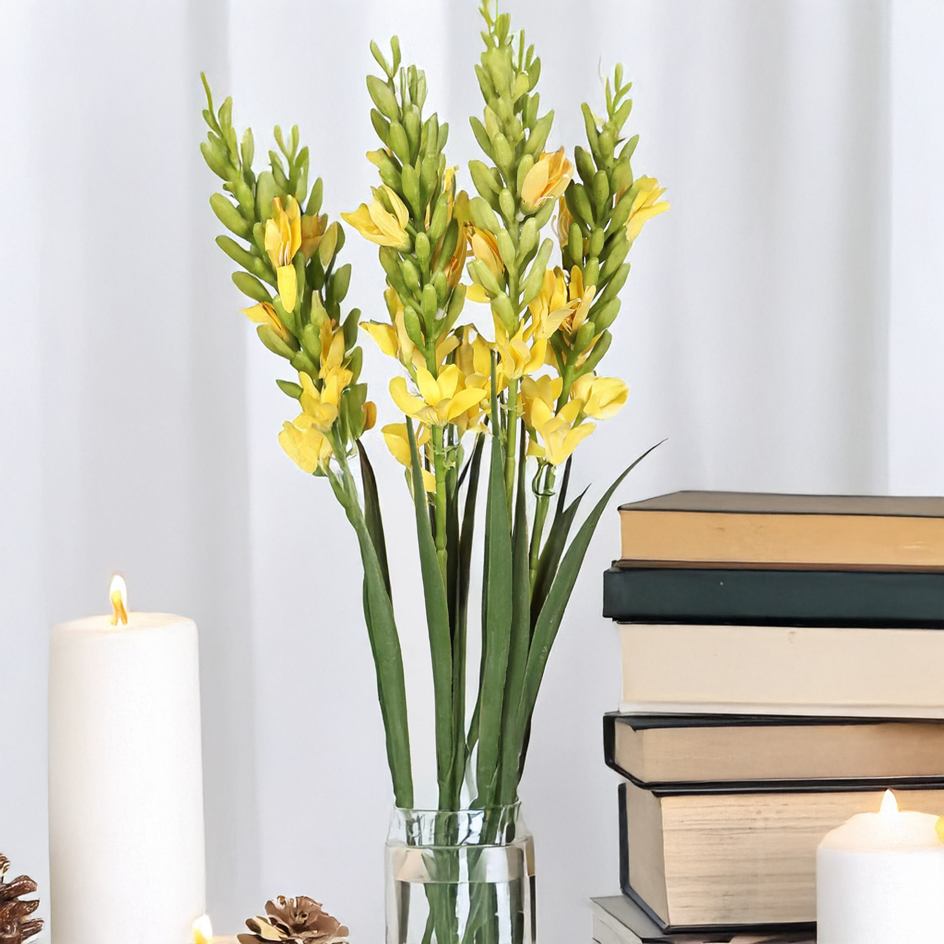 37 Inch Artificial Hyacinth Fl - Photography Graduation reseña y precio
