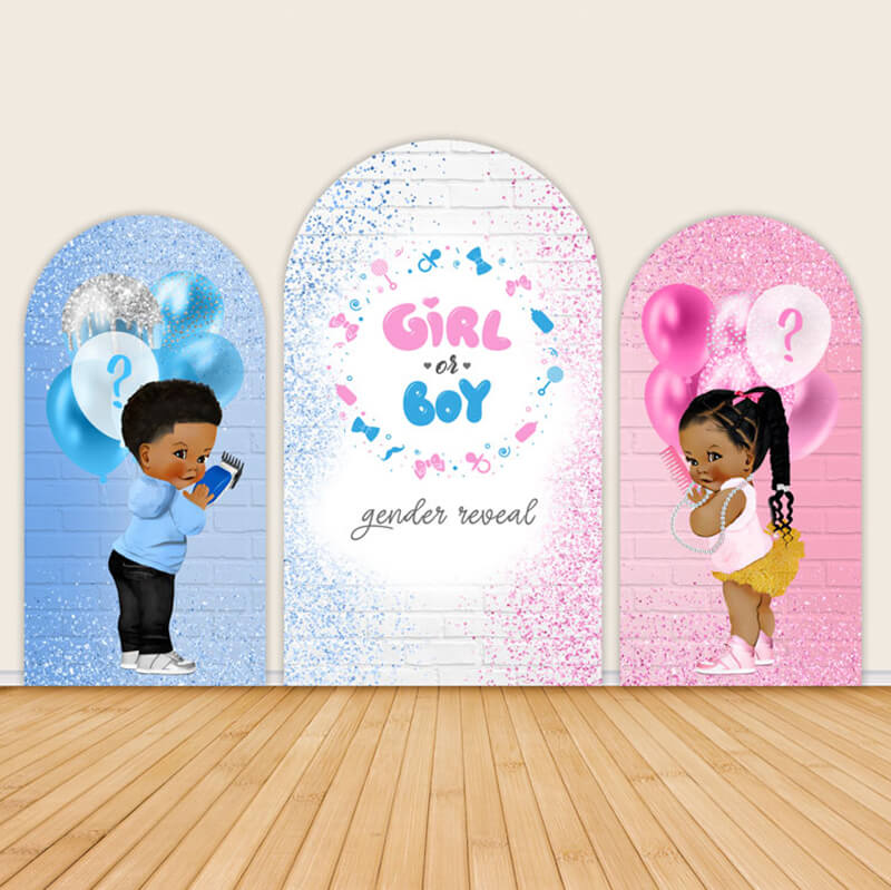 LS Gender Reveal Party Arch Co - Photography Questions reseña y precio