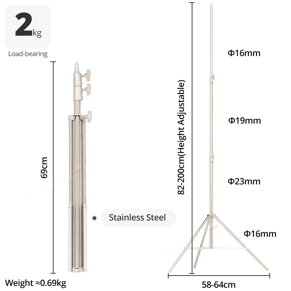 AMBITFUL Stainless Steel 2M He - Photography Kit Pro reseña y precio