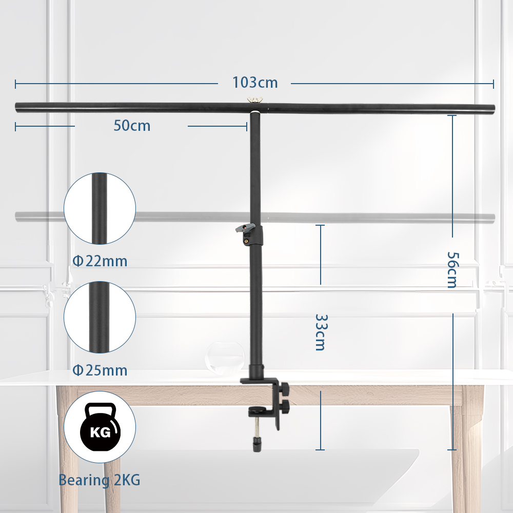 Adjustable Small Desk T-shaped - Photography Hacks reseña y precio