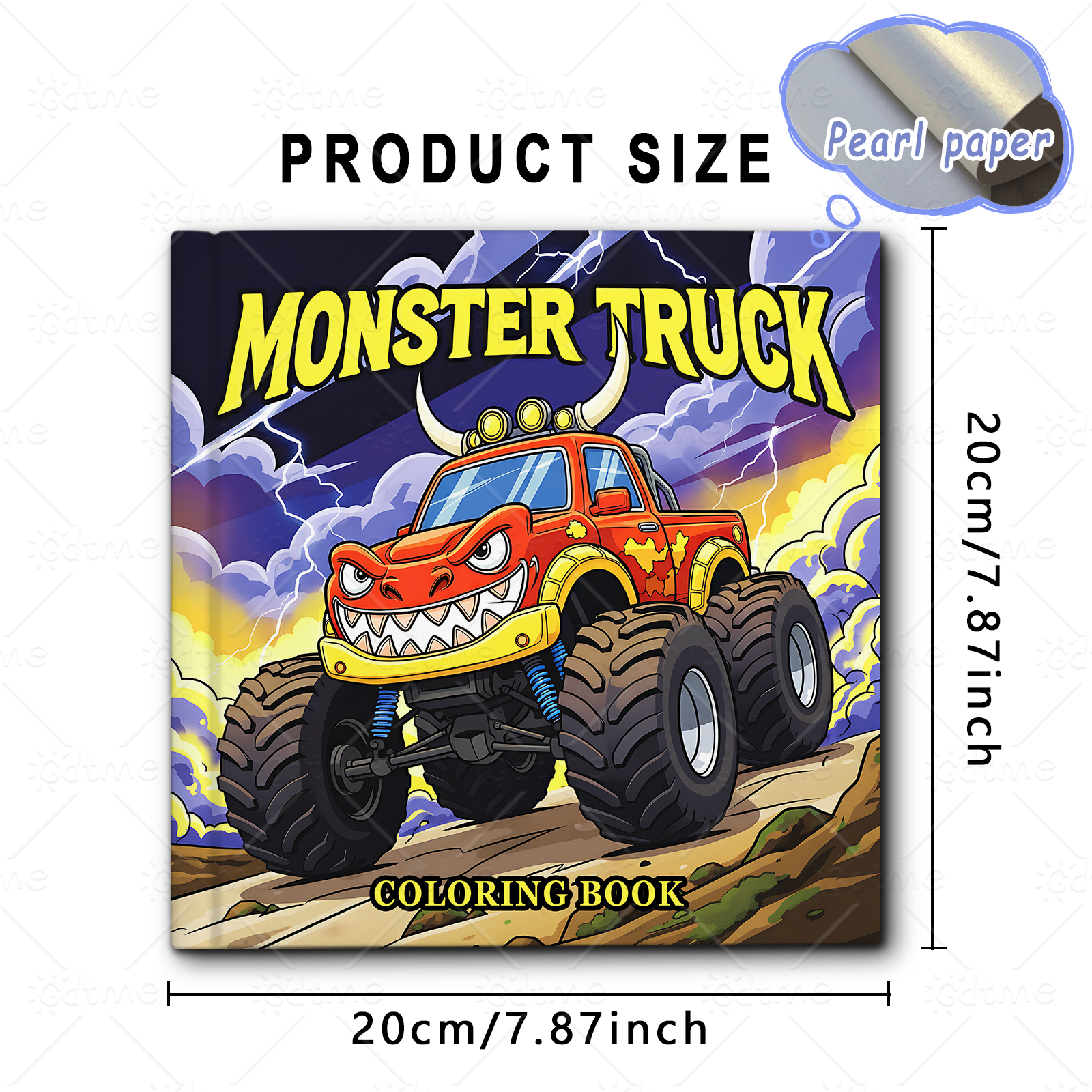 MONSTER TRUCK Coloring Book fo - Photography Of Book reseña y precio