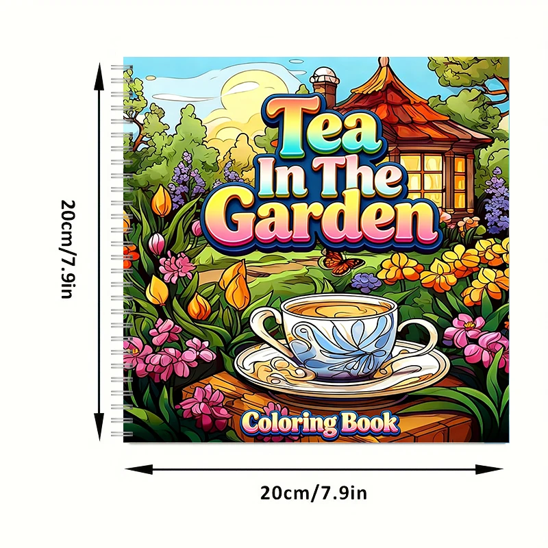 Tea In The Gardens Coloring Bo - Photography Of Book reseña y precio